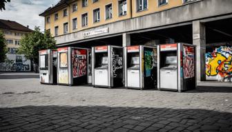 Chaos am Bahnhofsplatz in Unterhaching: Geschlossener Kiosk, beschmierte Kästen und fragwürdige Automateninhalte